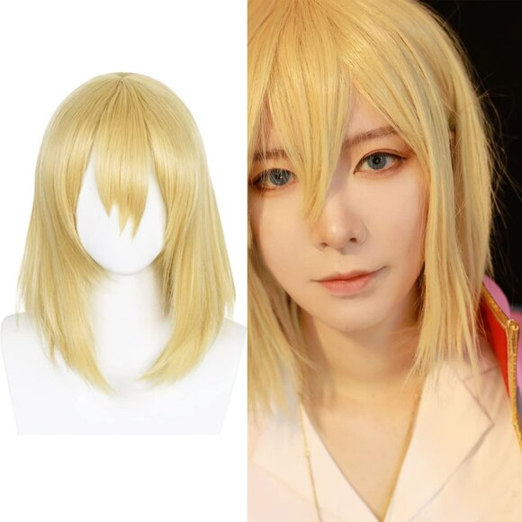 Short Blonde Wig for Howl Wig for Howl's Moving Castle Cosplay Wig - Picture 1 of 6